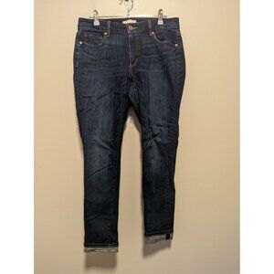 Ann Taylor Loft Jeans Women's 28/6 Curvy skinny stretch Denim